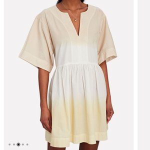 Apiece Apart Cream ombré cotton mini dress (oversized)
